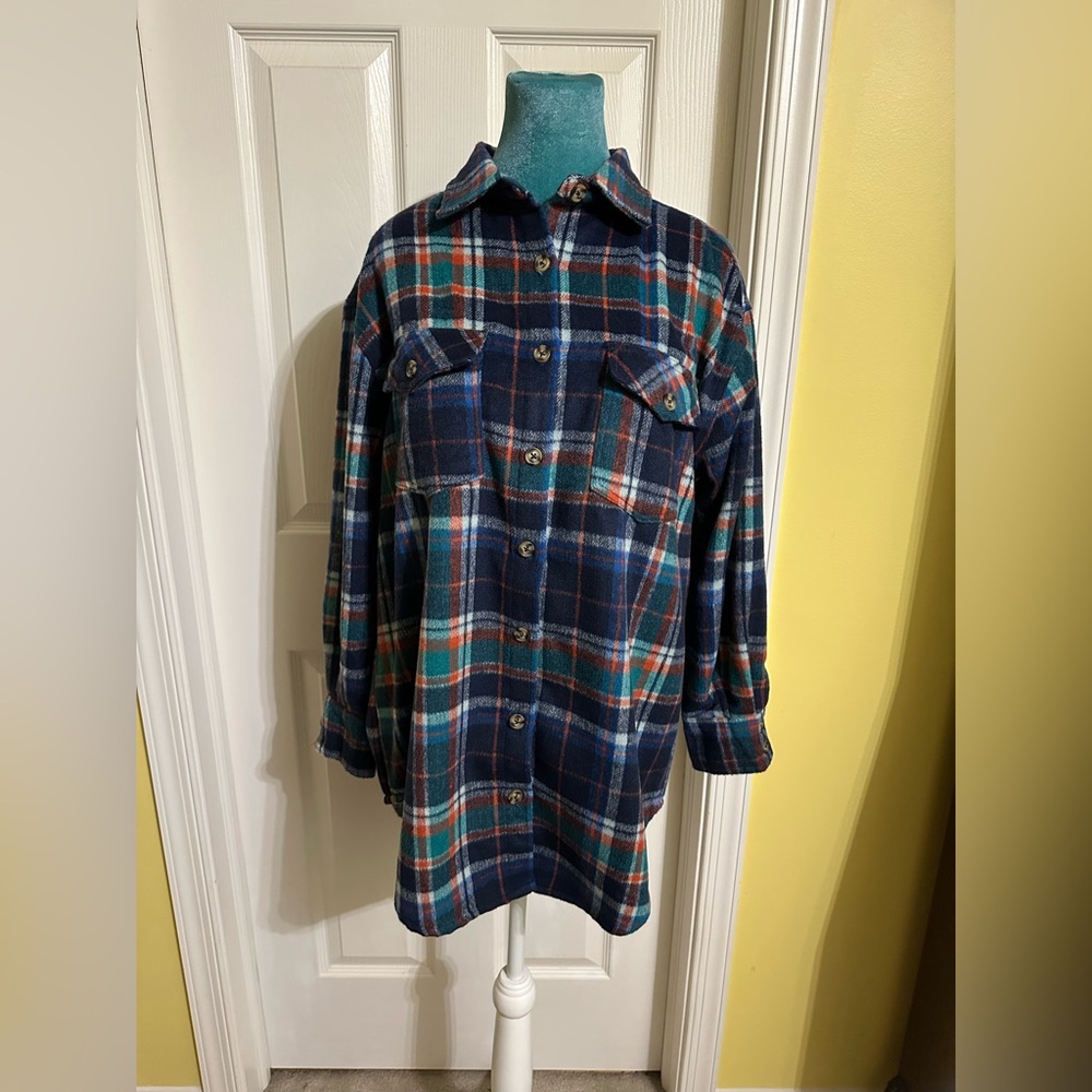 BKE Boyfriend flannel - Picture 1 of 5
